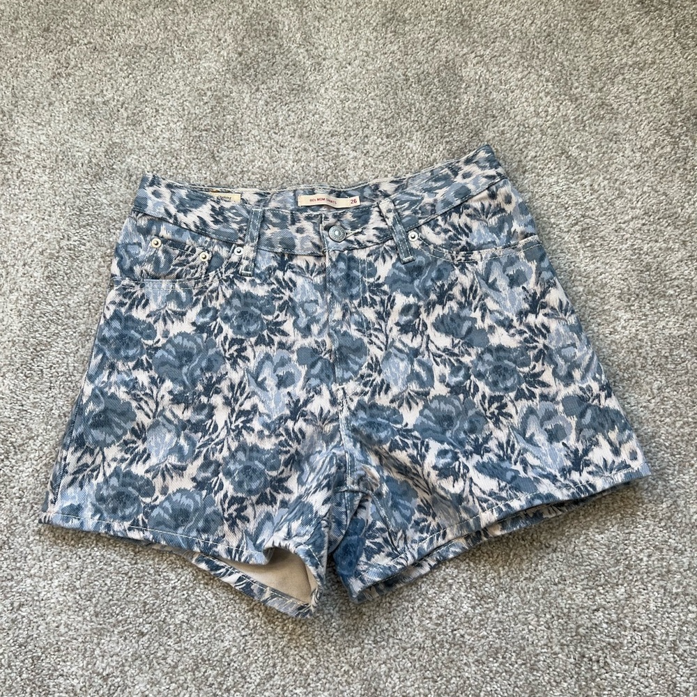 Levi's Blue Jean Shorts for Women - Picture 4 of 6